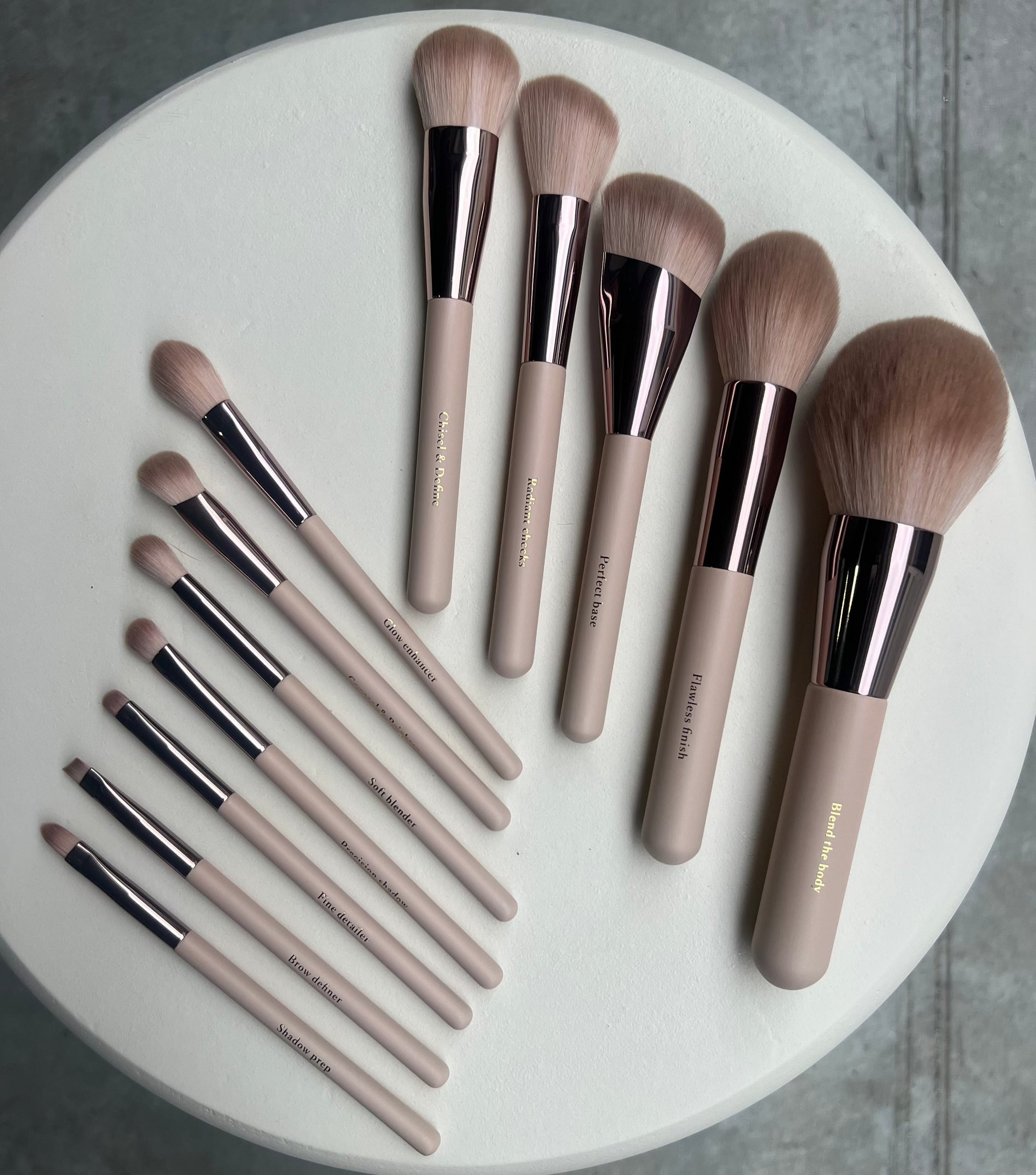 12pc Vegan Brush Collection – BODY by NK