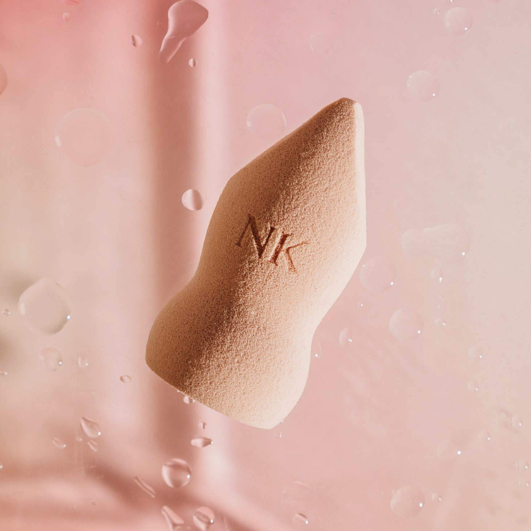 Pink Backdrop with Floating Blender